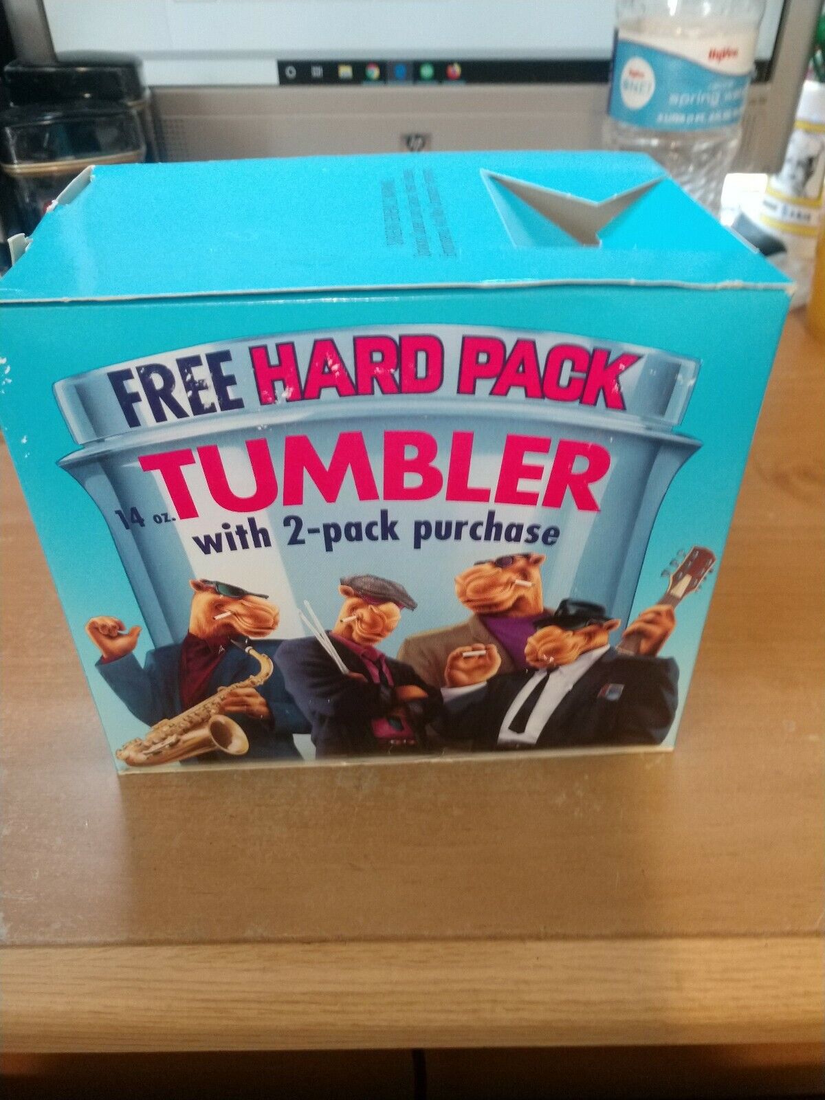 Camel Cigarettes The Hard Pack Plastic Tumbler New in Box