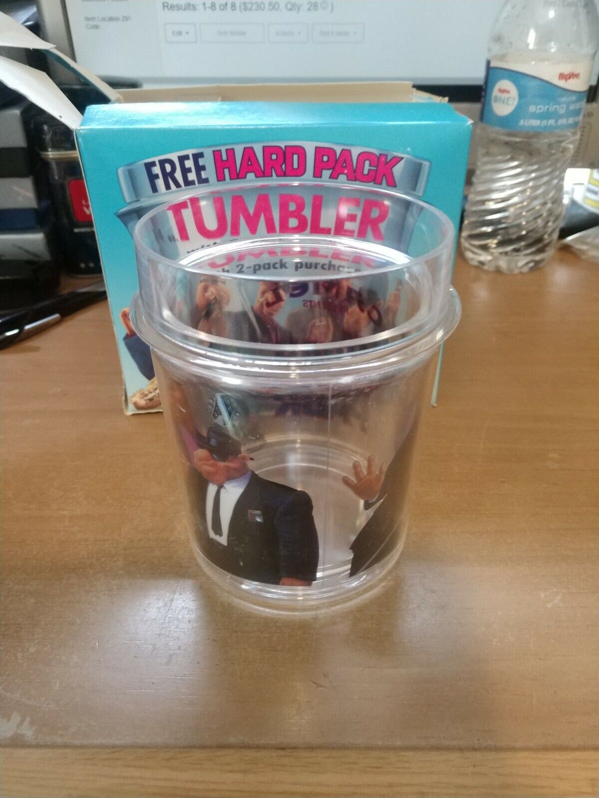 Camel Cigarettes The Hard Pack Plastic Tumbler New in Box