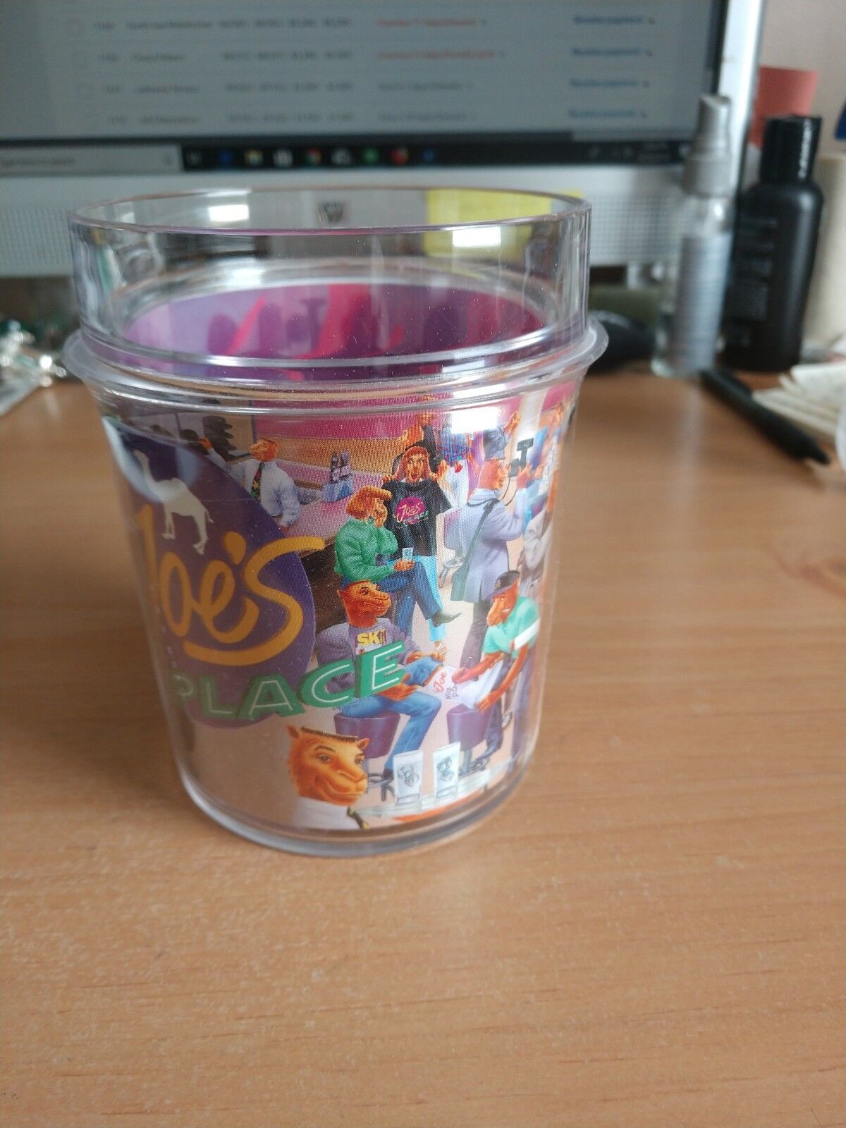 Camel Cigarettes Joes Place plastic Tumbler