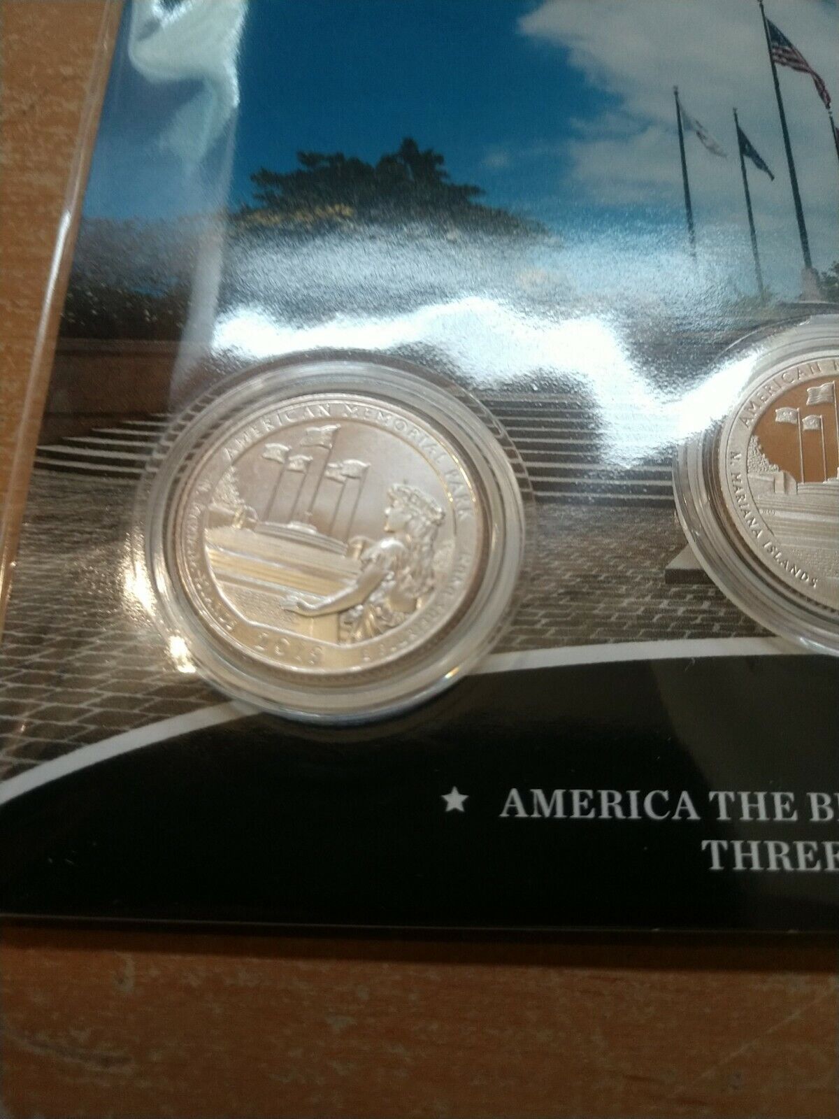 U.S. Mint ATB American Memorial Park 2019 Quarter, 3-Coin Set