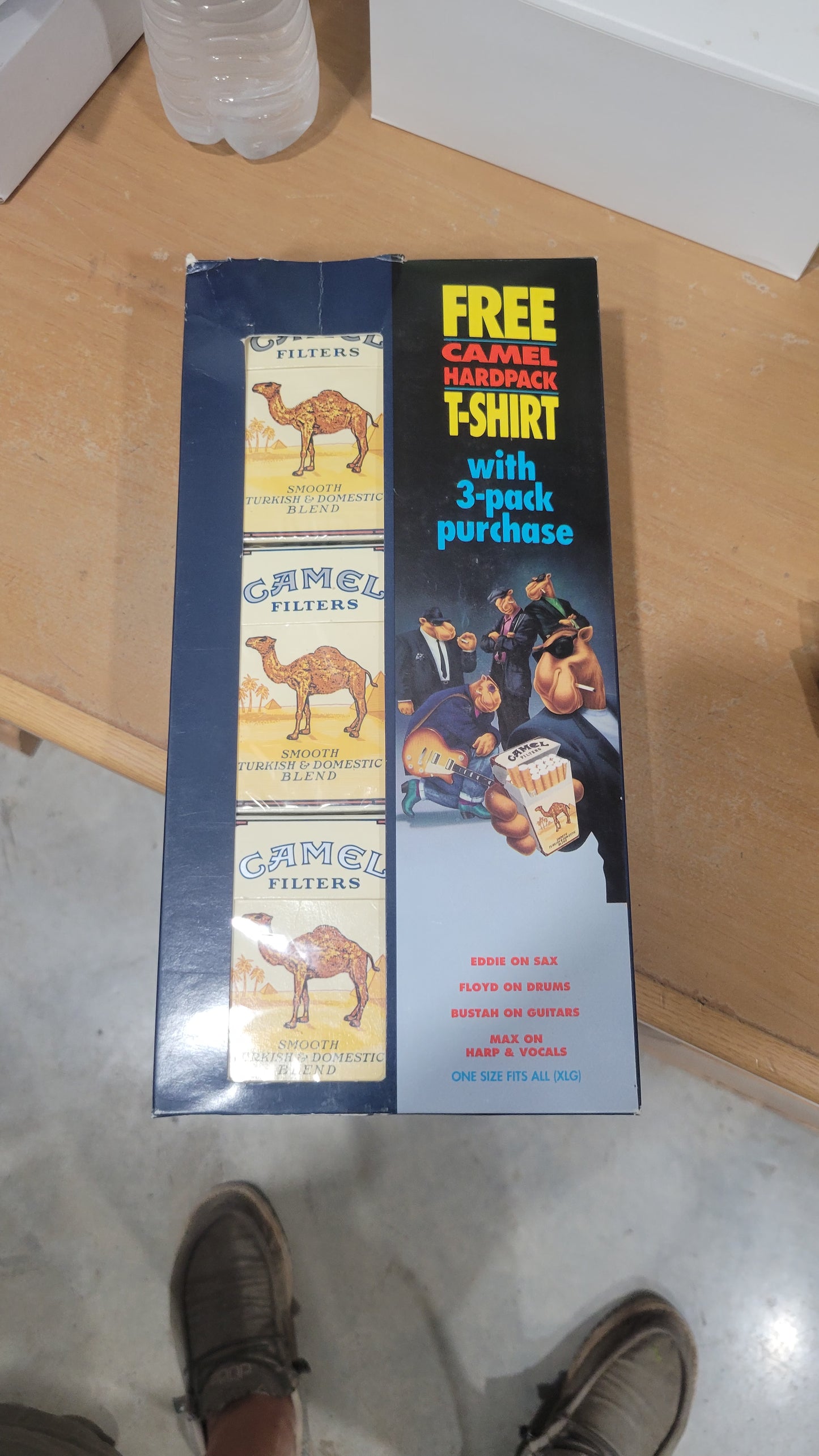 Camel Cigarettes The Hard Pack XL T Shirt Rare N.I.B.