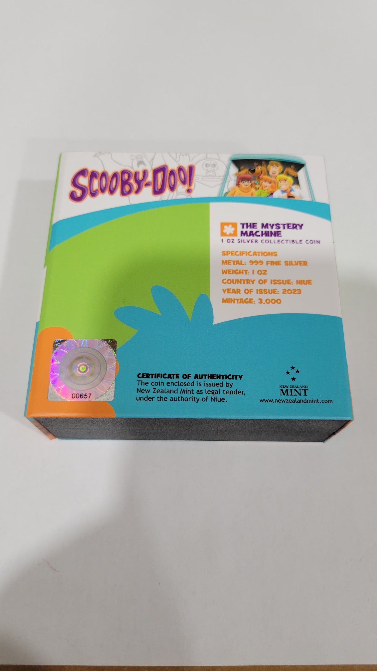 Scooby-Doo!™ – The Mystery Machine 1oz Silver Coin 2023