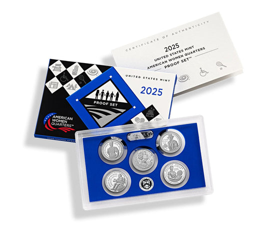 U.S. Mint American Women Quarters 2025 Proof Set