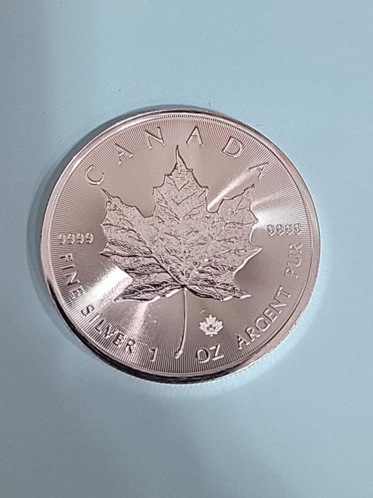 2024 Silver Canadian Maole Leaf Coin 1 OZ