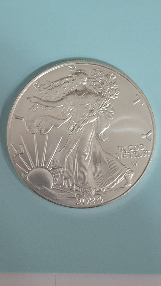 2024 Silver Uncirculated American Eagle Coin 1 Oz