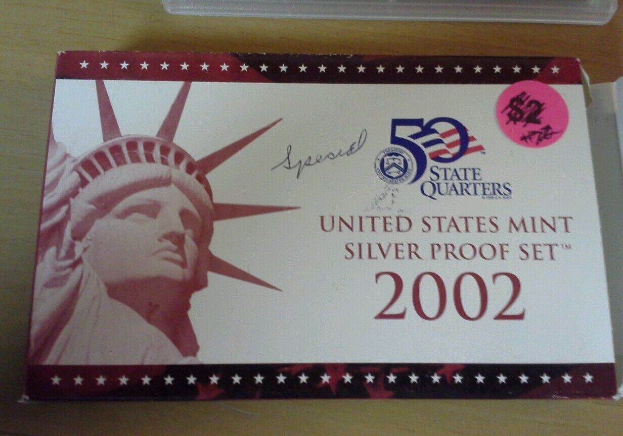 2002 U.S. Mint Silver Proof Set