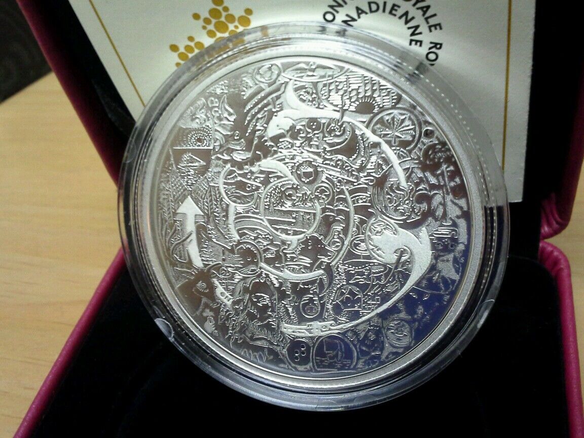 2014 Canada $30 2Oz Tim Barnard Silver Coin