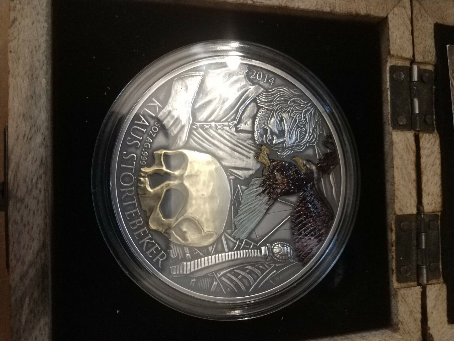 2014 Niue 5$ KLAUS STORTEBEKER Pirate Of The North Silver 5 Oz Silver Coin 27000