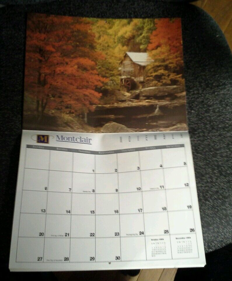 Montclair Cigarettes 1994 Calendar