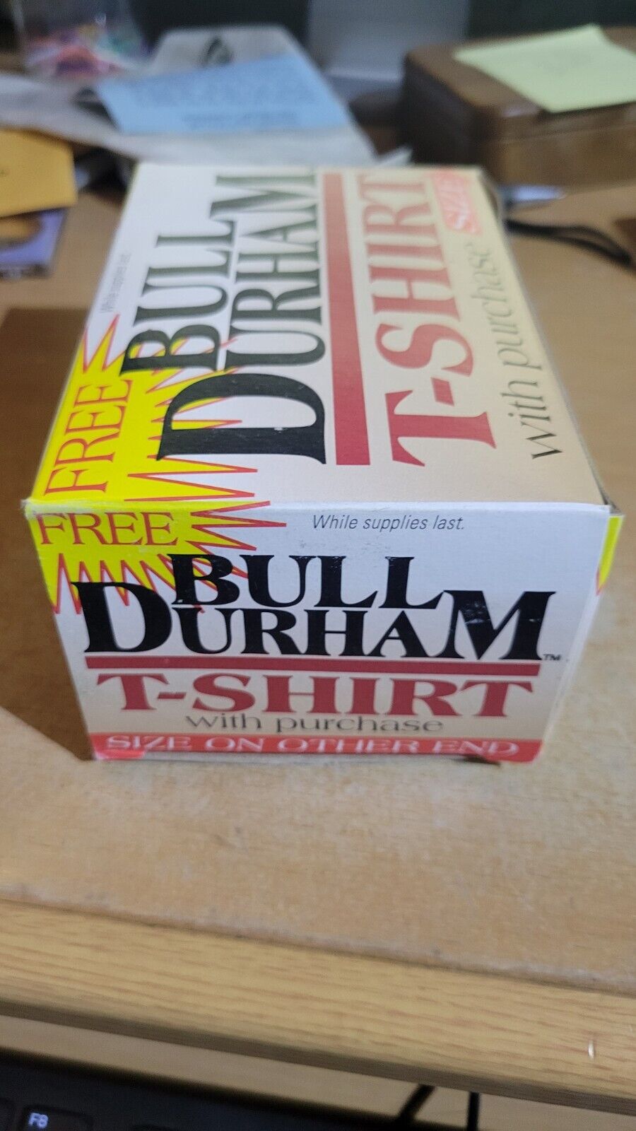 Bull Durham Cigarettes White T Shirt XL N.I.B.