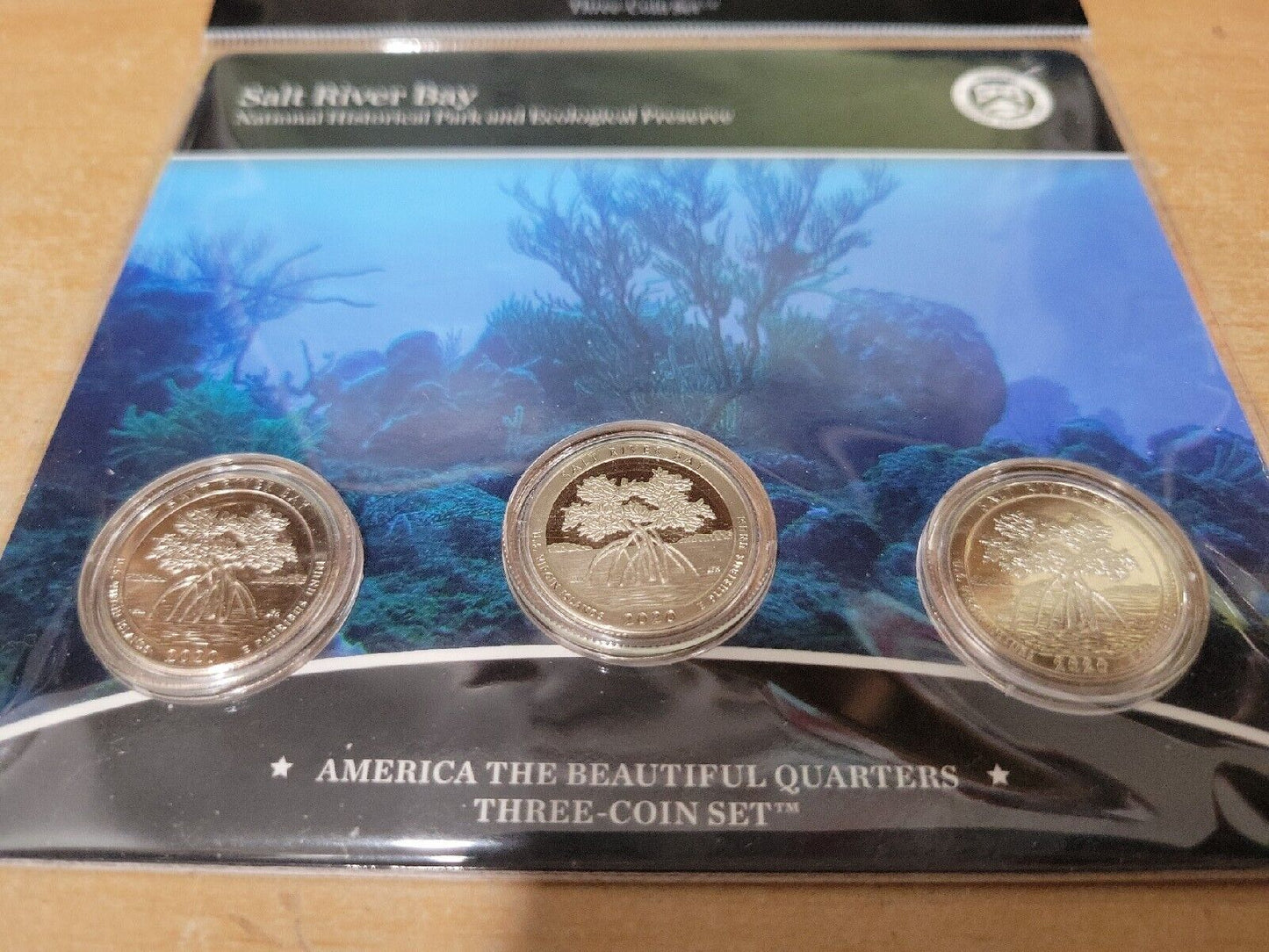 America The Beautiful Quarters 3 Coin Salt River Bay