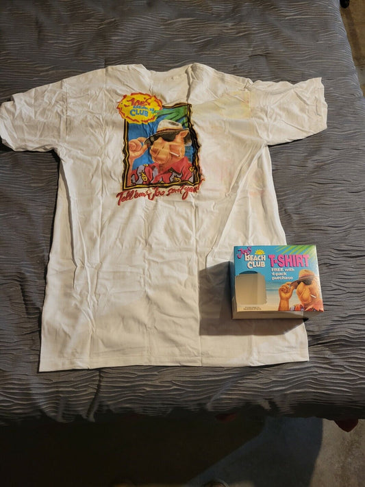 CAMEL Cigarettes JOE'S BEACH CLUB T-shirt Size XL Tell Em Joe Sent you