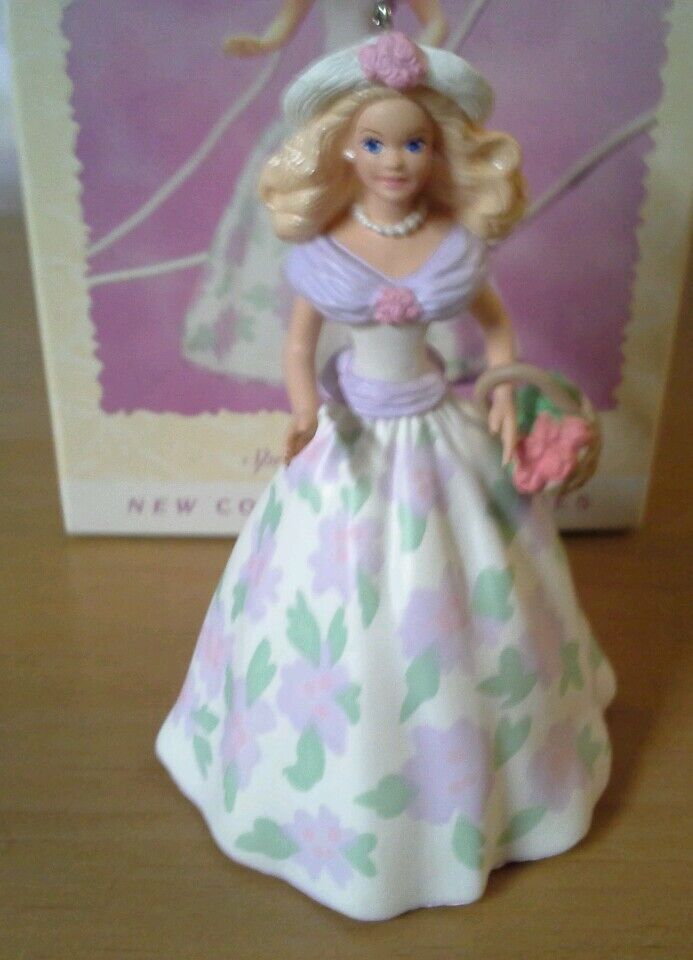 1995 Easter Springtime Barbie Hallmark Keepsake Ornament