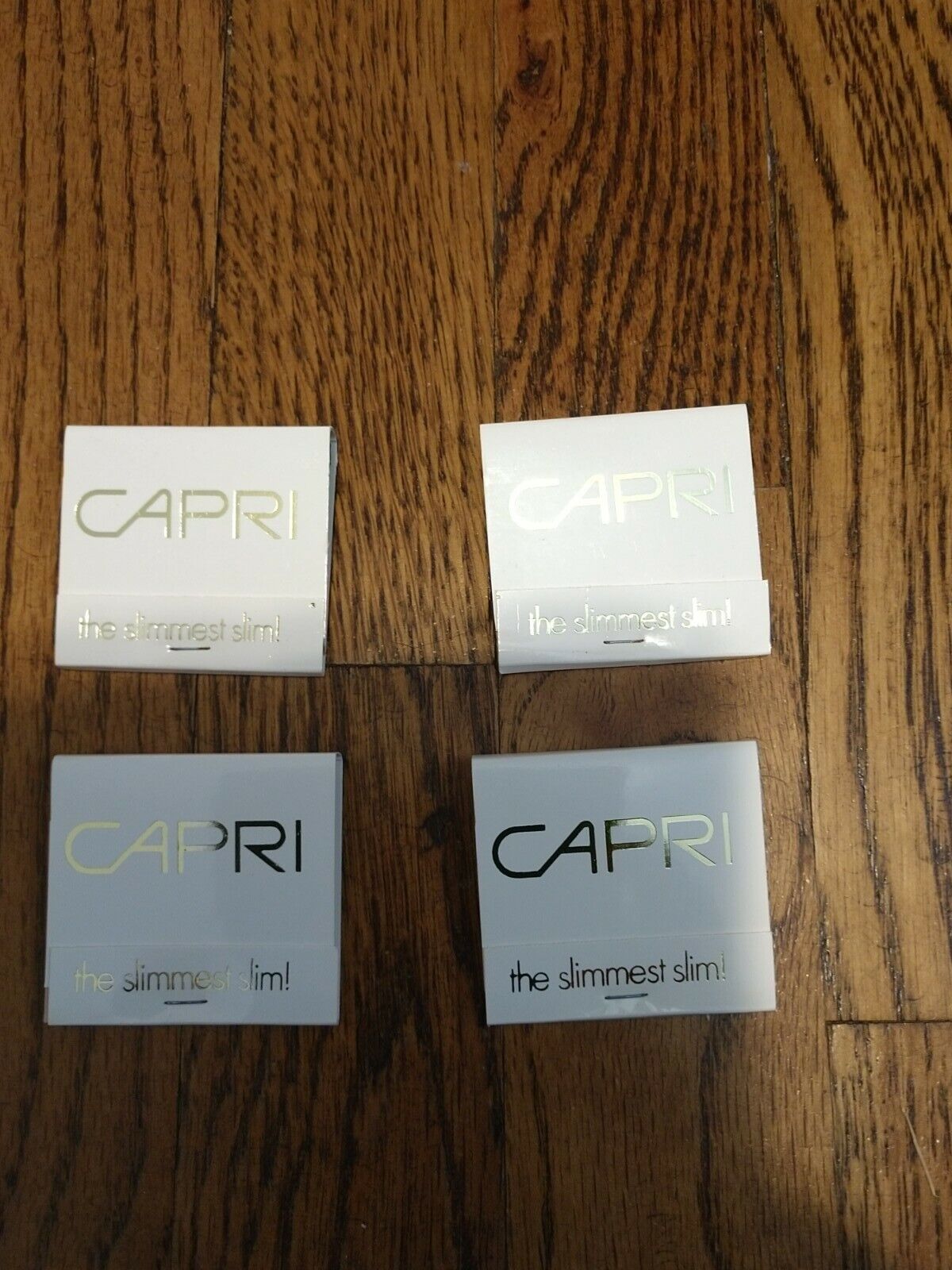 Set of Four Capri Match Books New/Unused