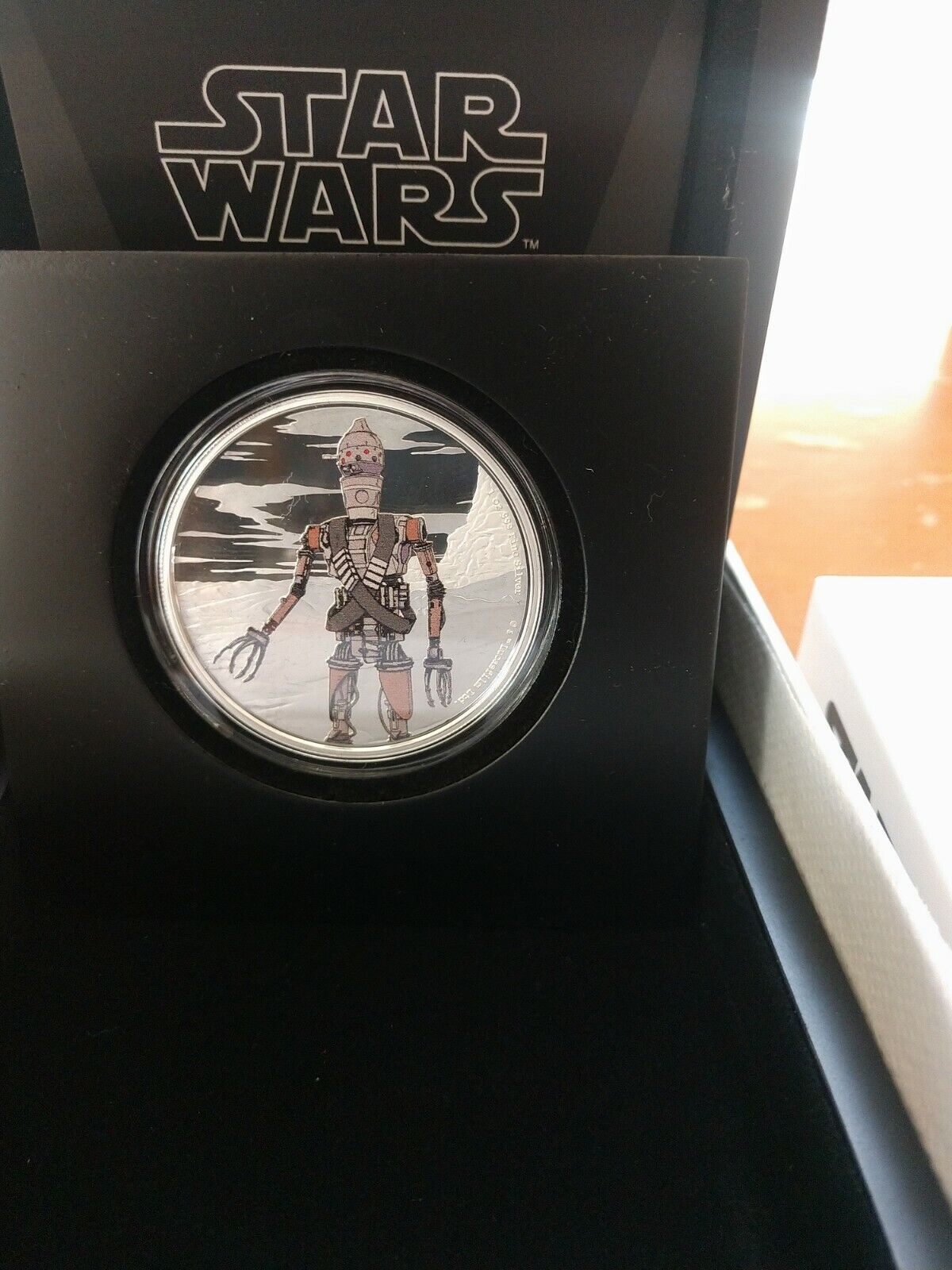 Star Wars The Mandalorian IG-11 Silver Coin New Zealand