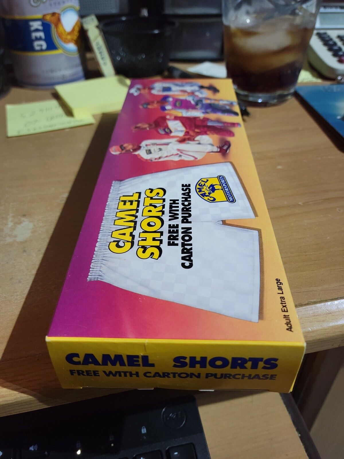 Camel Cigarettes Camel Motorsports Shorts N.I.B. Elastic waist