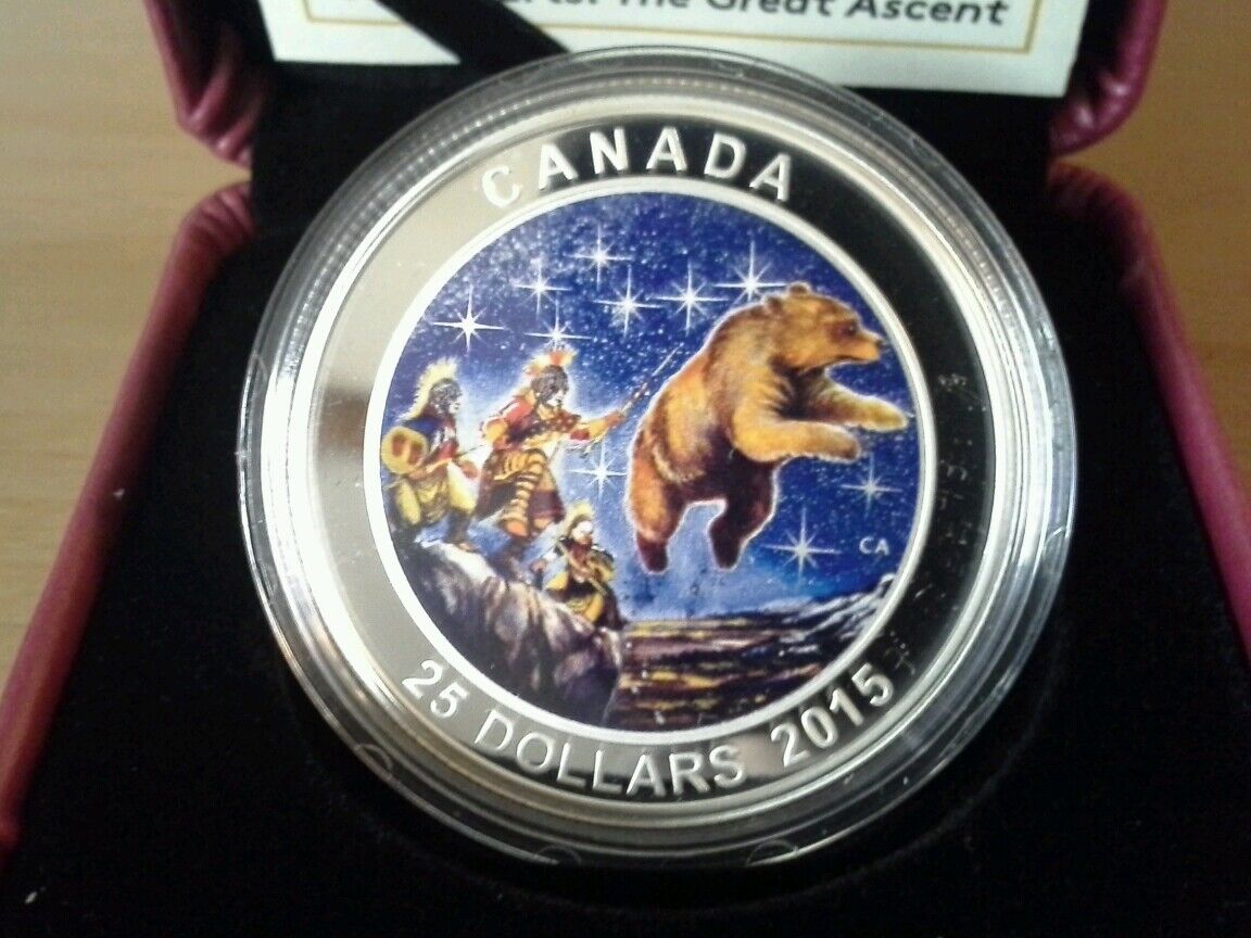 2015 Canada $25 Star Charts #3 The Great Ascent Silver Coin