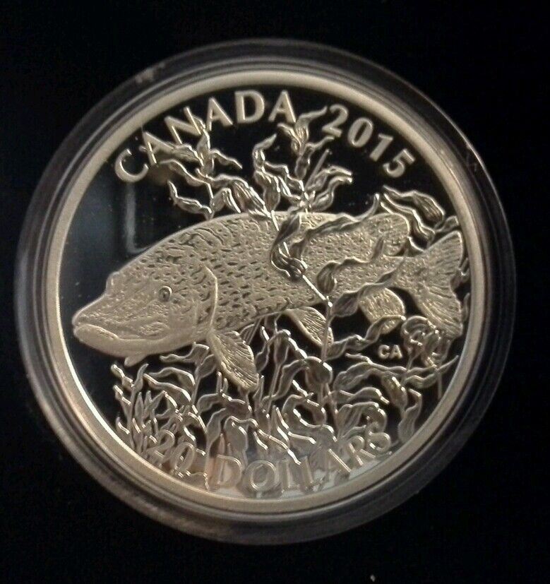 Canada 2015 Sportfish North America 4 Coin $20  Proof Set /Subscription Box