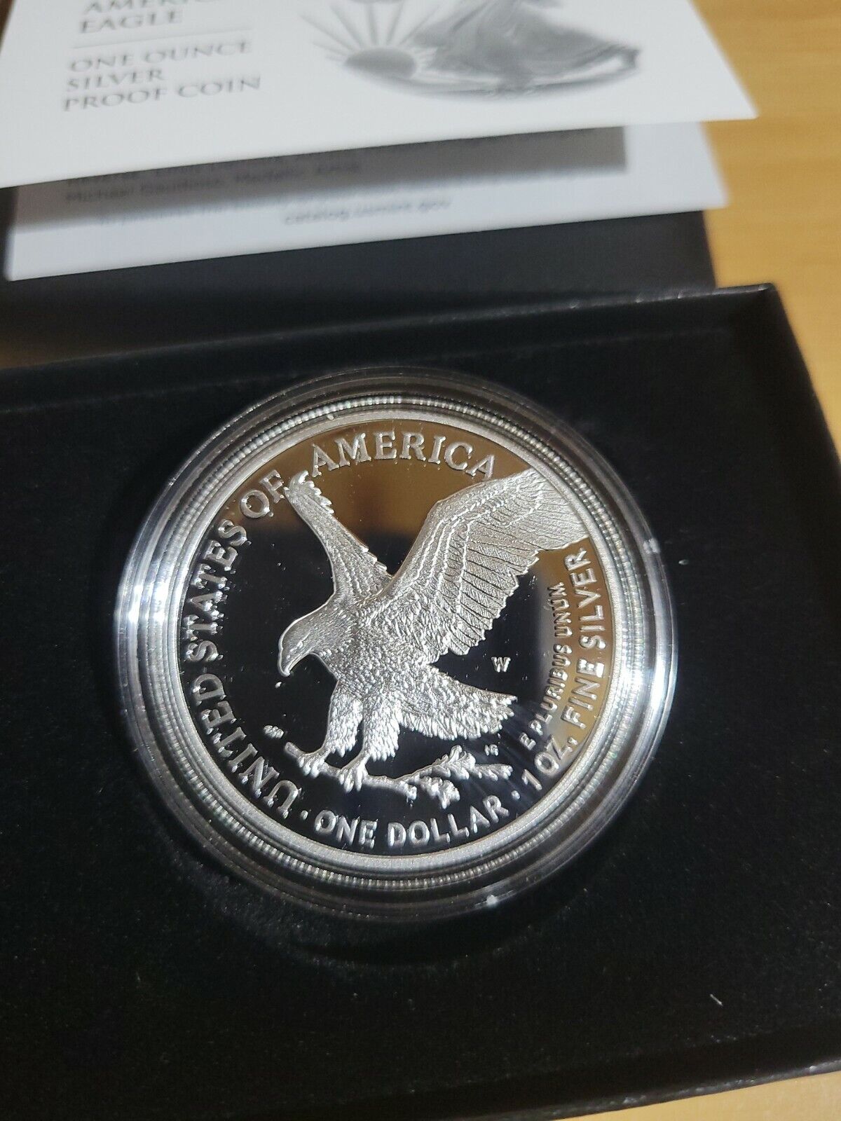 American Eagle 2021 W  Silver Proof Coin Type 2