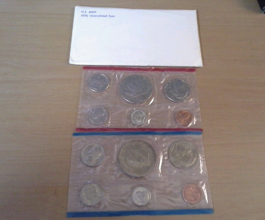 1976 United States US Mint Uncirculated Coin Set