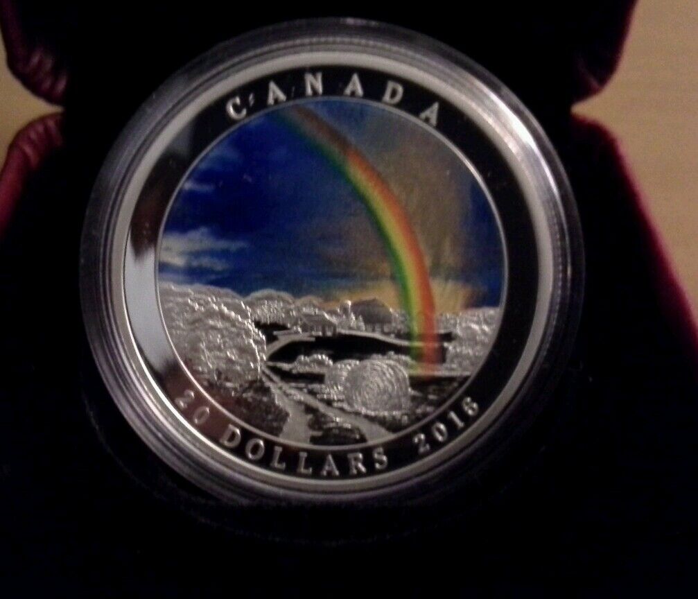 2016 Canada 1 oz. Fine Silver Coin – Weather Phenomenon: Radiant Rainbow