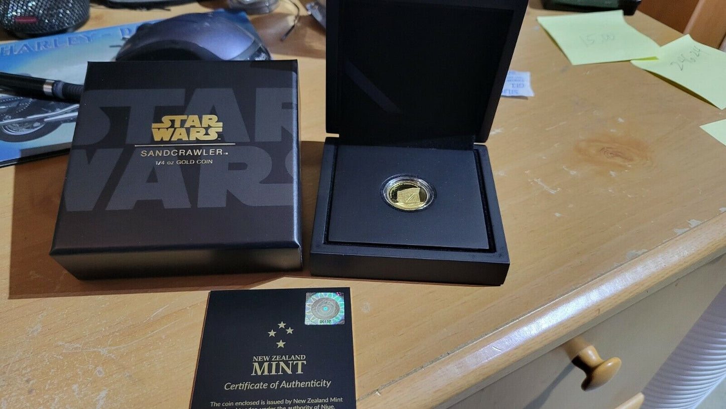 Star Wars™ – Sandcrawler™ 1/4oz Gold Coin