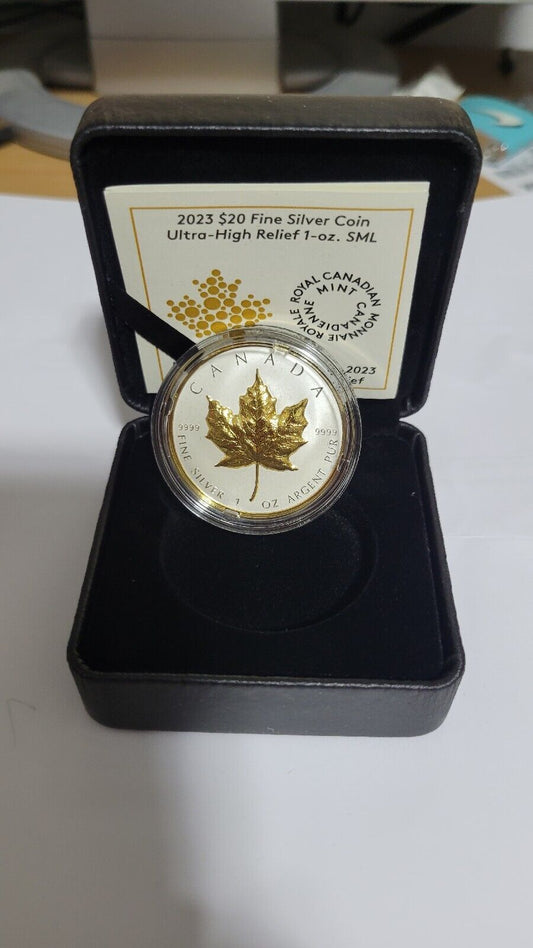 2023 Canada Ultra High Relief Silver Maple Leaf 1 Oz