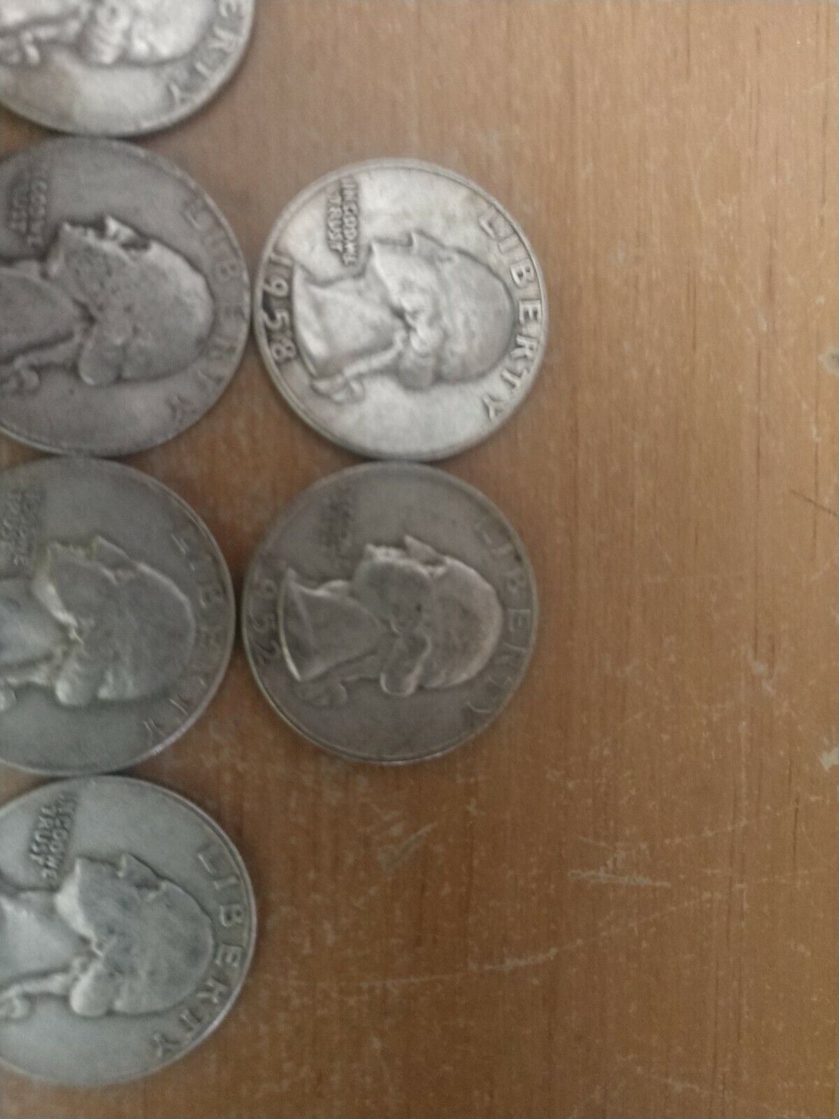 Lot of Ten U.S. Quarters From The 1950'S