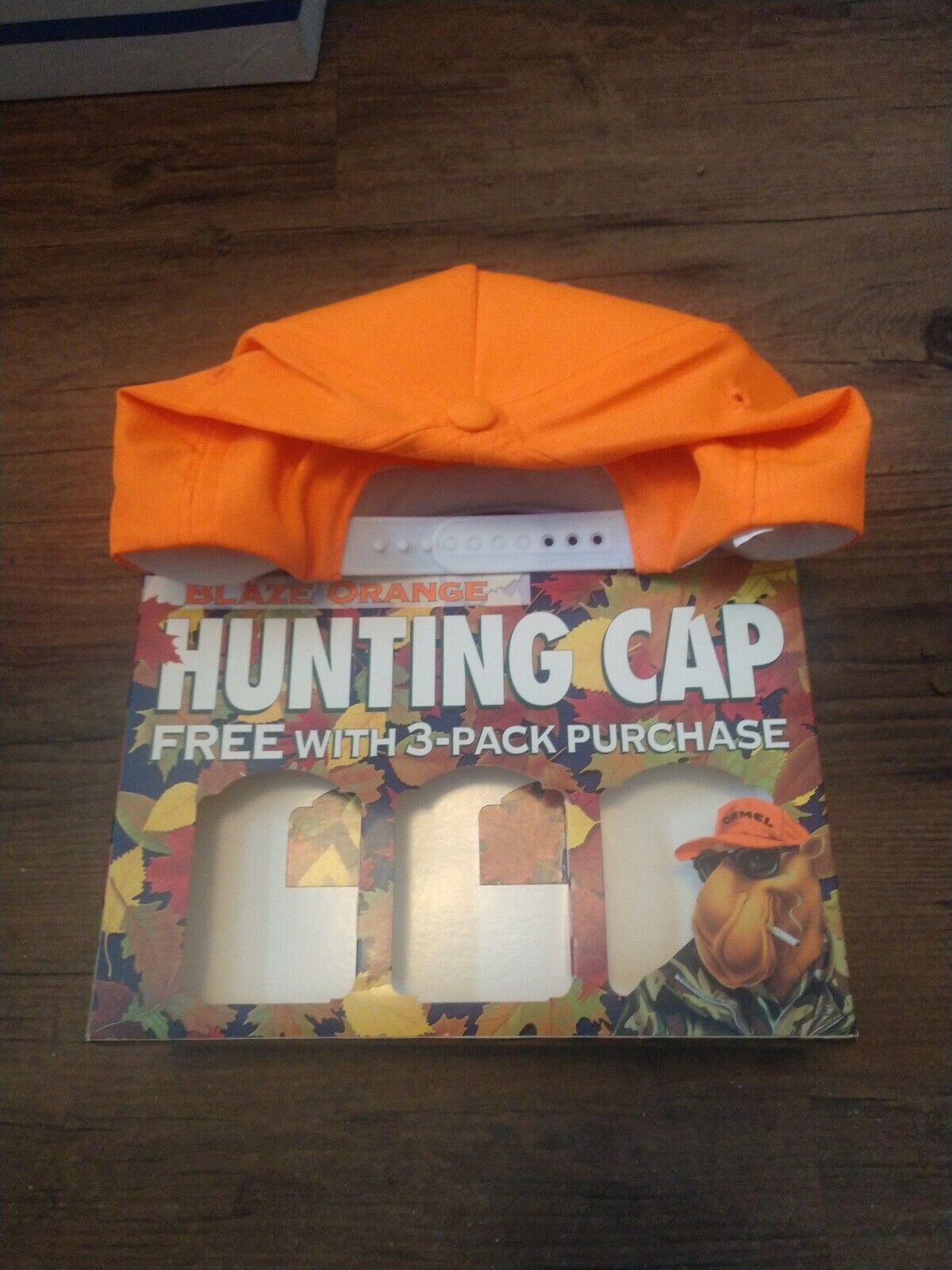 Camel Cigarettes Orange Hunting Cap