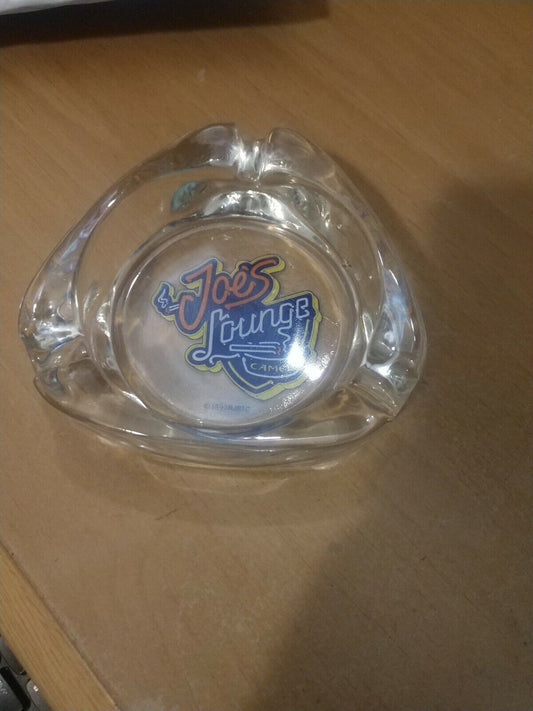 Camel Cigarettes Joe's Lounge Glass Ashtray