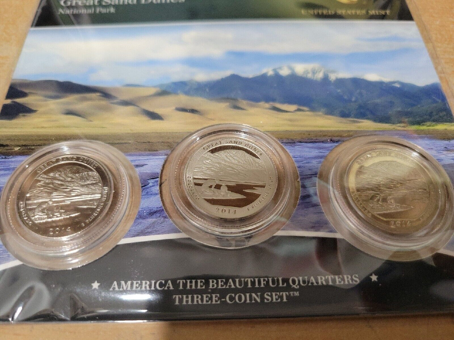 America The Beautiful Quarters 3 Coin Set Great Sand Dunes