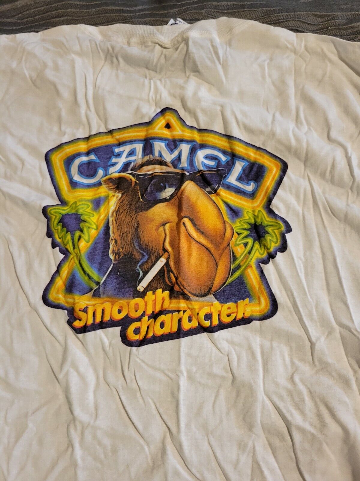 Camel Cigarettes  Smooth Character White T-Shirt  XL N.I.B.