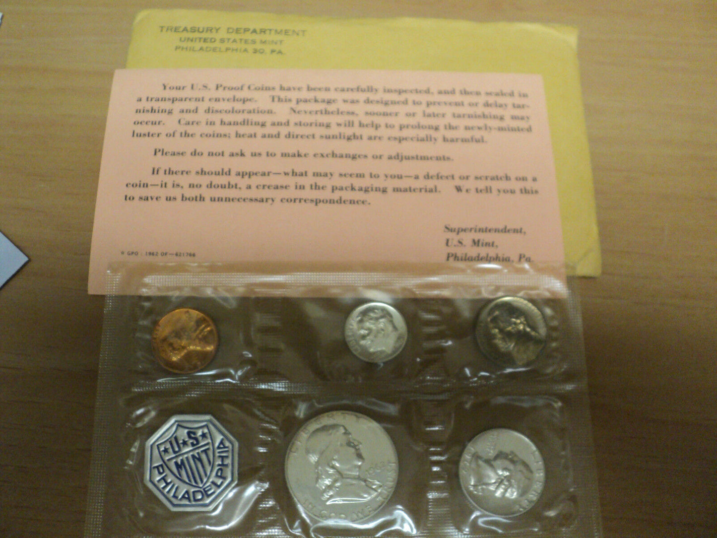 1962 U.S. Mint Proof Set