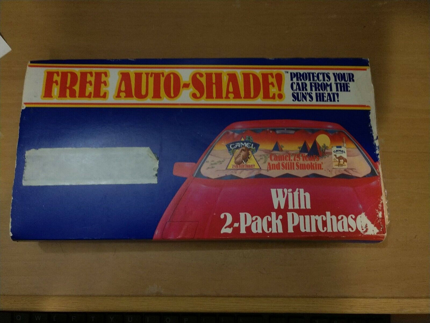 Camel Cigarettes Winshield Auto Shade New in Box