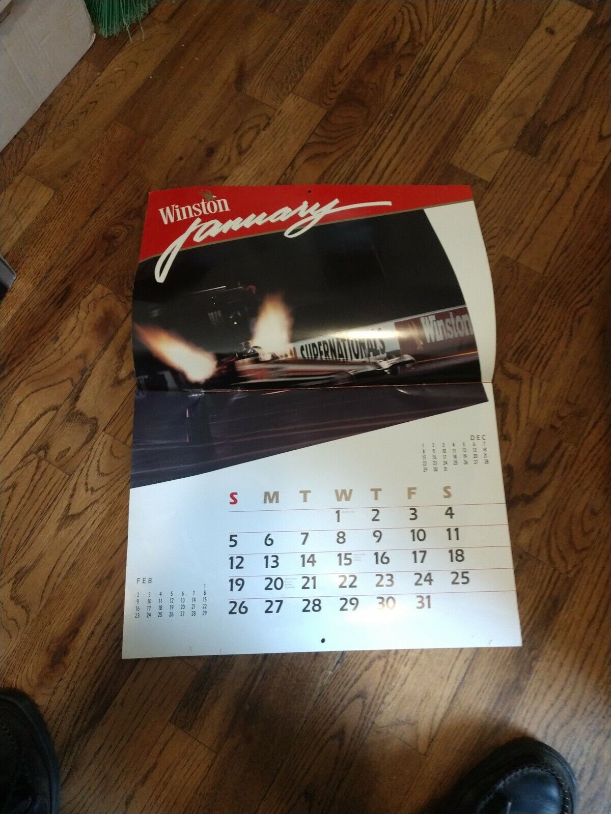 Winston Cigarettes 1992 Racing Calendar 16 X 11