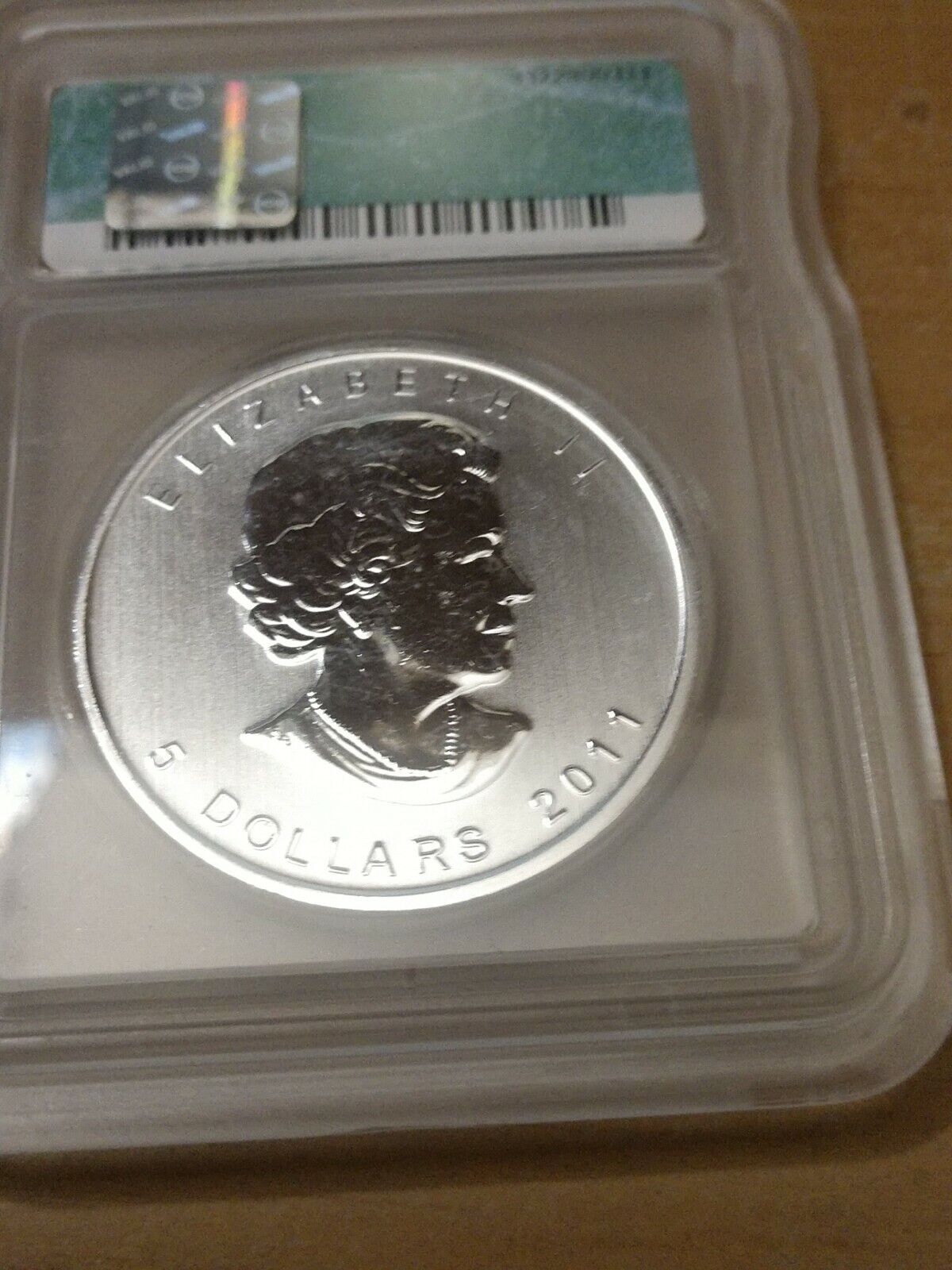 2011 ICG-MS66 Canada Maple Leaf .999 Fine Silver