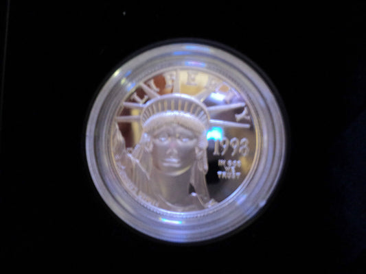 1998 Platinum 1/2 Ounce Proof American Eagle Coin