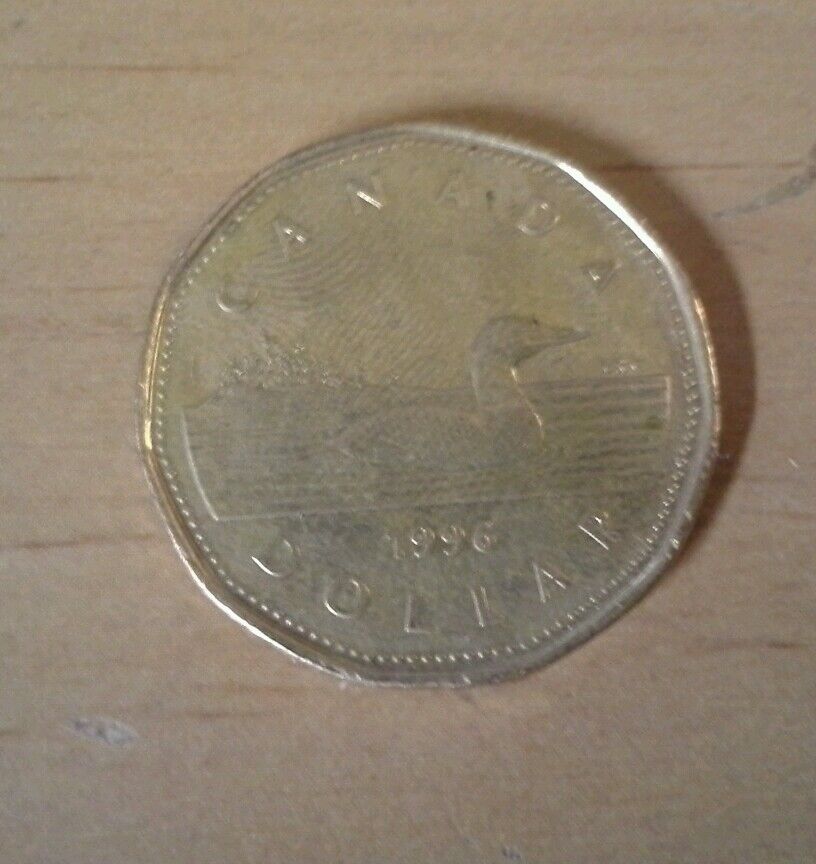 Set Of Three Canada Loonie Dollars 1987/1996/2006