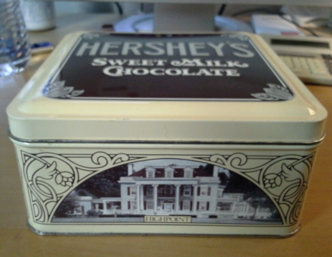 Hershey 1990 Sweet Milk Chocolate Tin - Reproduction of 1912 Edition