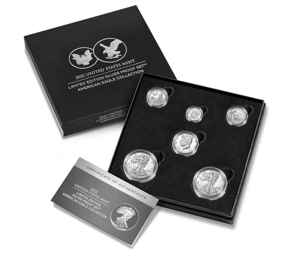 Limited Edition 2021 Silver Proof Set - American Eagle Collection