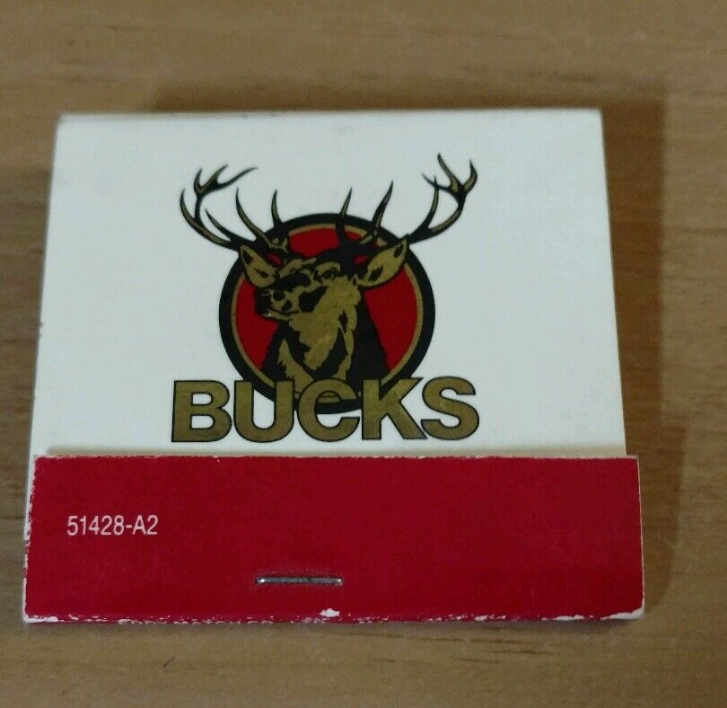 Bucks Cigarettes Matchbook