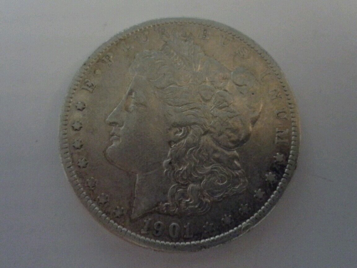 1901 O Morgan silver dollar