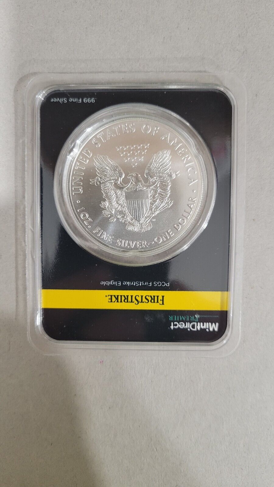 Apmex PCGS Firststrike Eligible 2020 Silver American Eagle Mint Direct