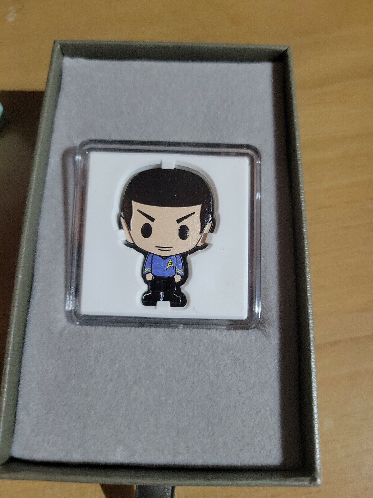 New Zealand Mint Star Trek - Spock 1oz Silver Chibi® Coin