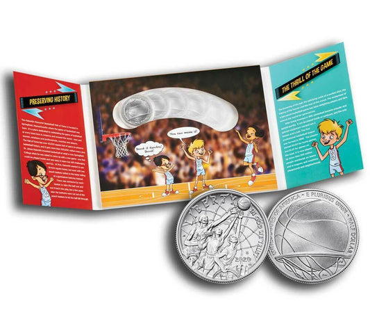 Basketball Hall of Fame 2020 Enhanced Uncirculated Clad Half Dollar Kids Set