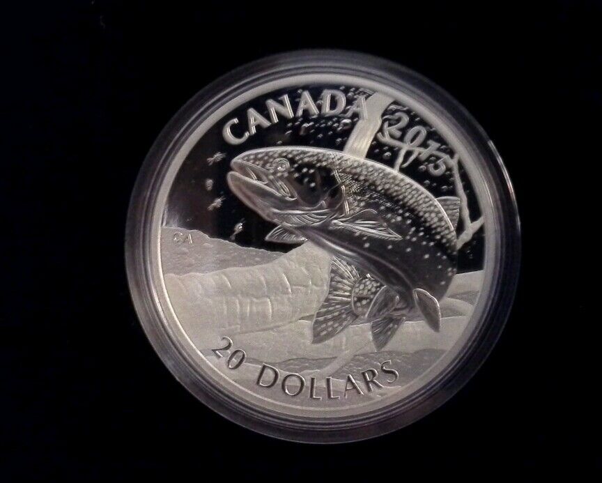 Canada 2015 Sportfish North America 4 Coin $20  Proof Set /Subscription Box