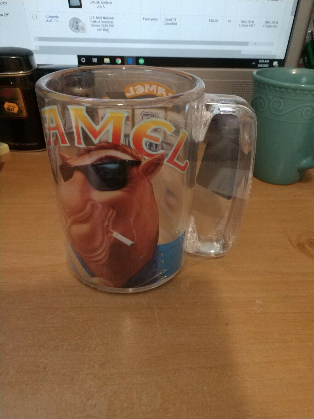 Camel Cigarettes Plastic Mug/Tumbler Joe Camel Buckeye Cup Challenge