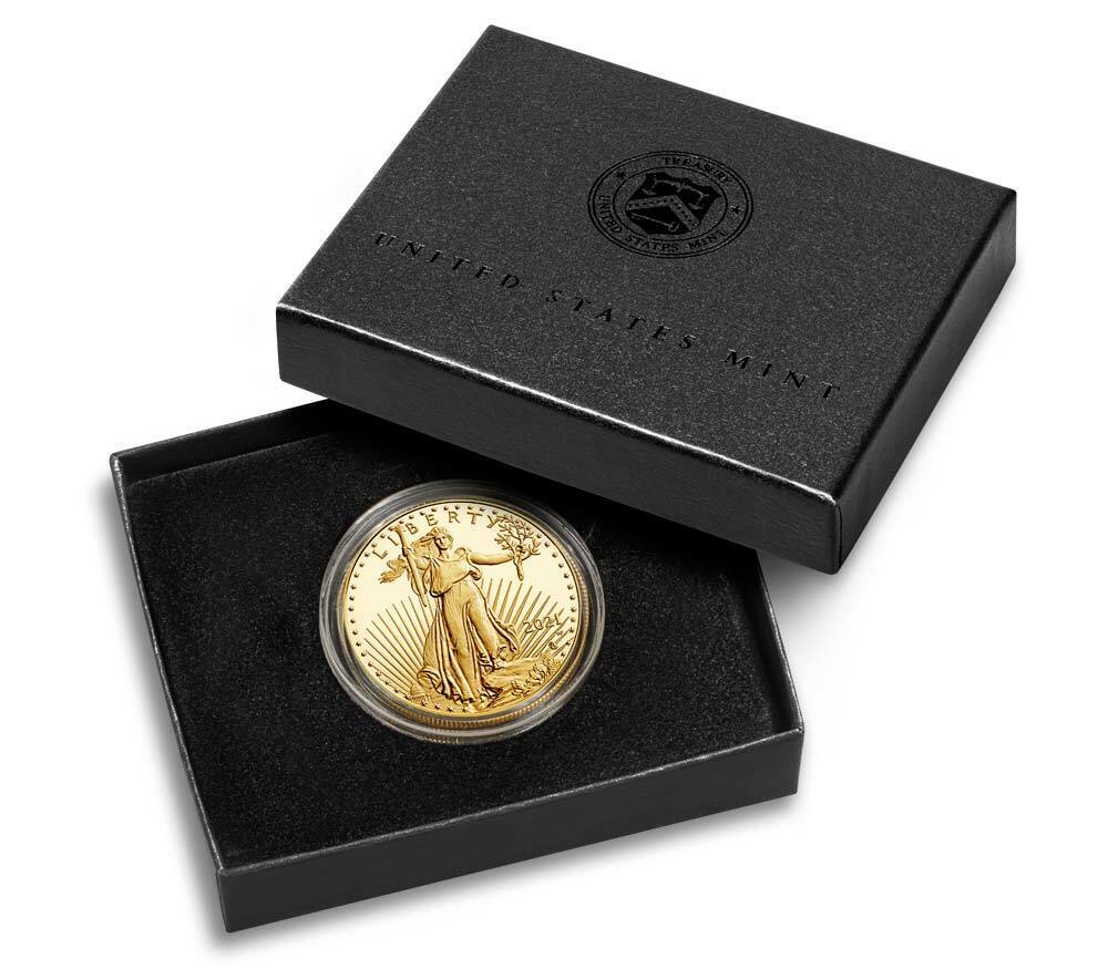 American Eagle 2021 One Ounce Gold Proof Coin type 2