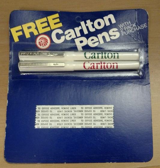 Carlton Cigarettes Set of two pens Promo item