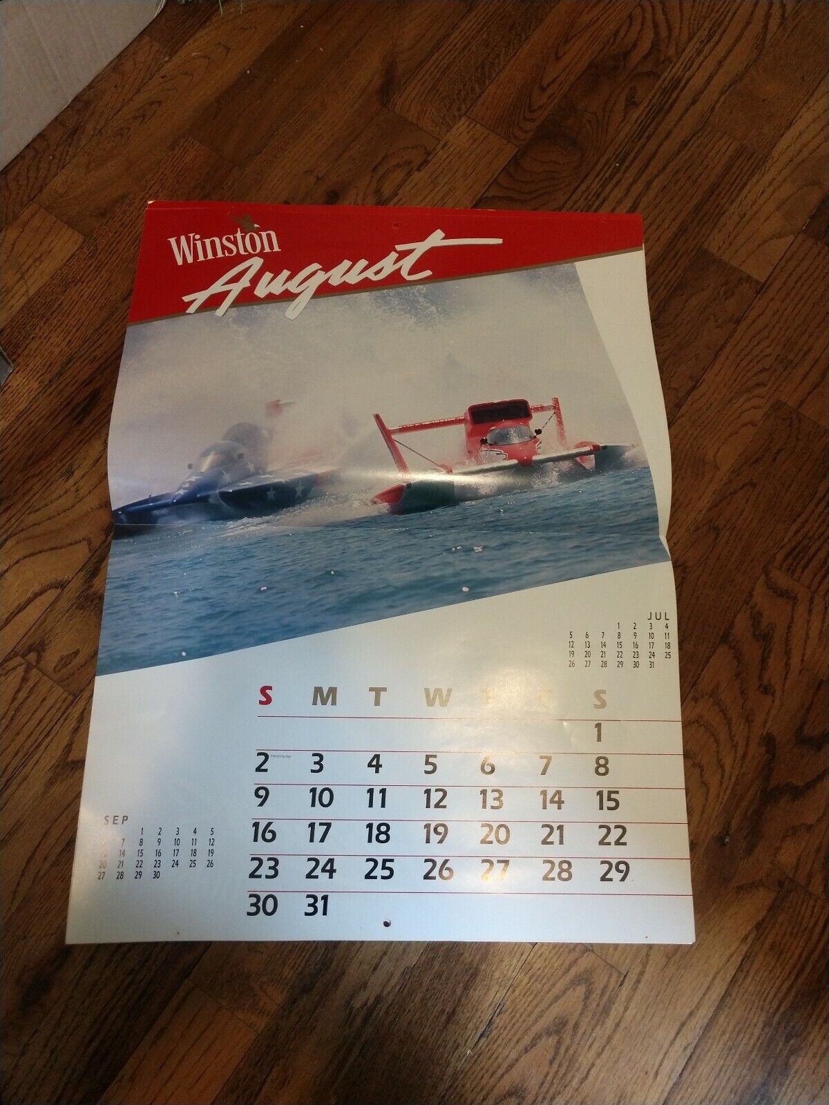 Winston Cigarettes 1992 Racing Calendar 16 X 11